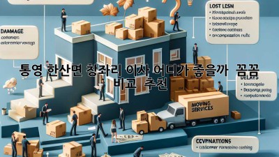 통영 한산면 창좌리 이사, 어디가 좋을까? 🤔 꼼꼼 비교 & 추천! 🚚